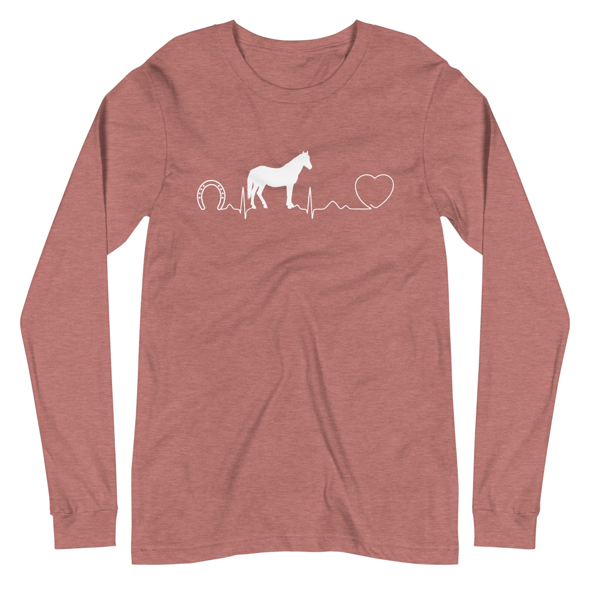 Horse Pulse Unisex Premium Long Sleeve T-Shirt - Veterinary Gift