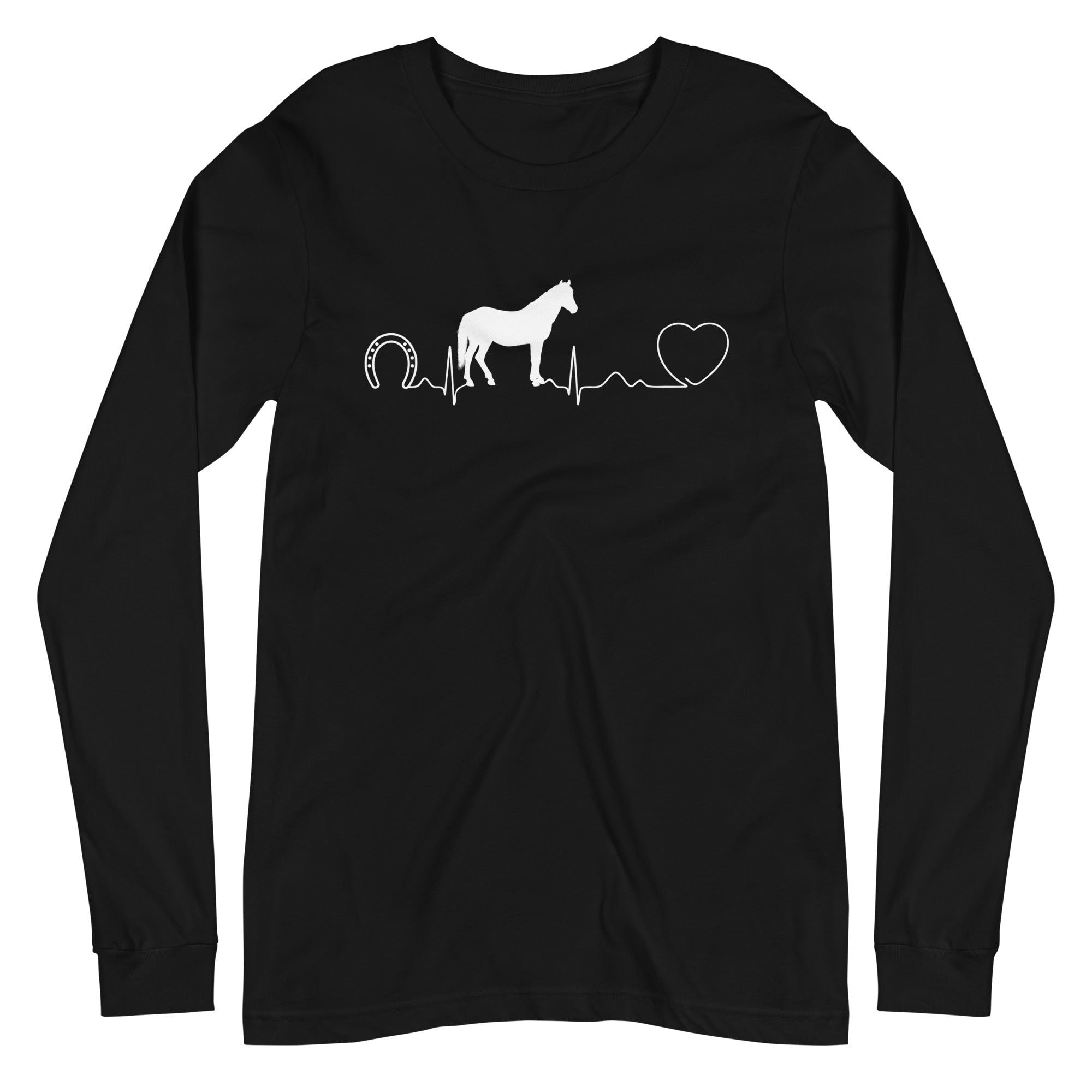 Horse Pulse Unisex Premium Long Sleeve T-Shirt - Veterinary Gift