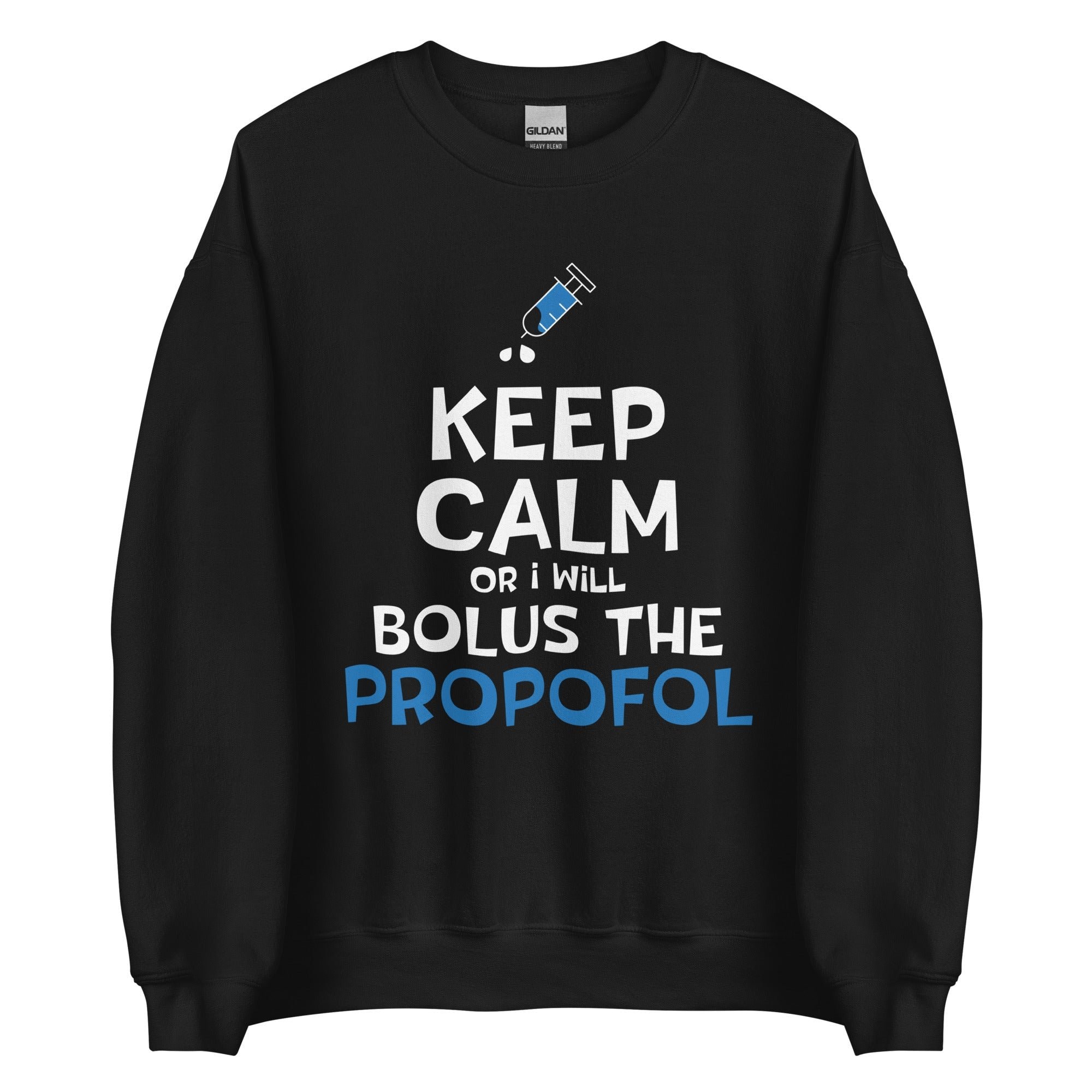 Bolus The Propofol Unisex Crewneck Sweatshirt - Veterinary Medicine Vet Tech Gift