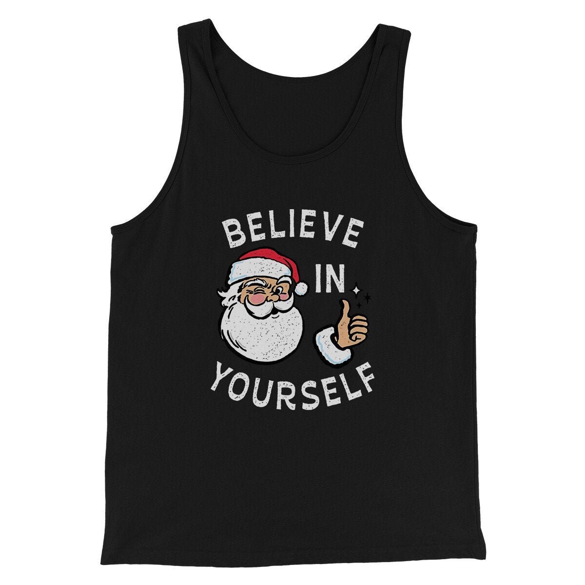 Believe In Yourself Men Unisex Tank Top Combed Cotton