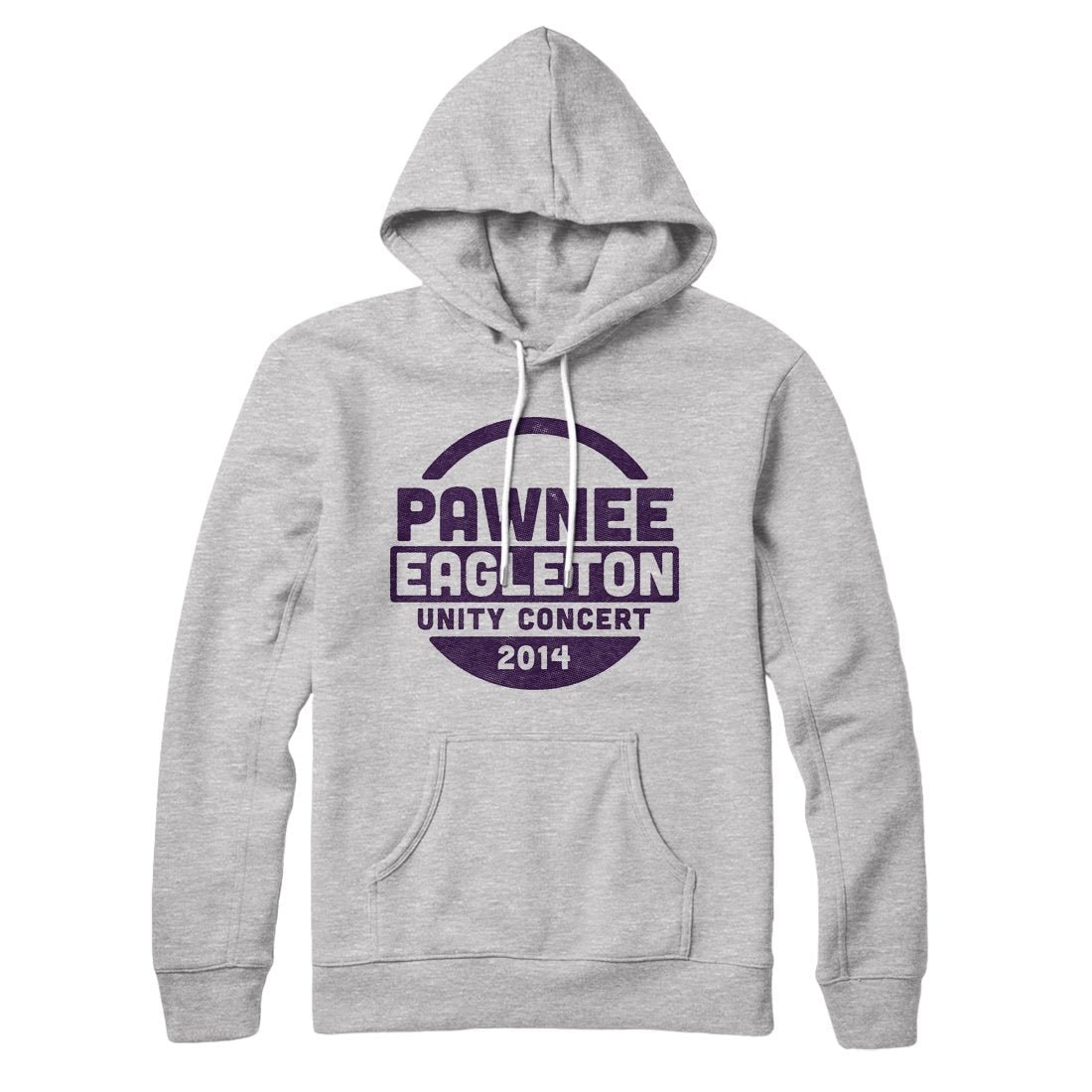 Pawnee Eagleton Unity Concert Unisex Pullover Hoodie Cotton Polyester