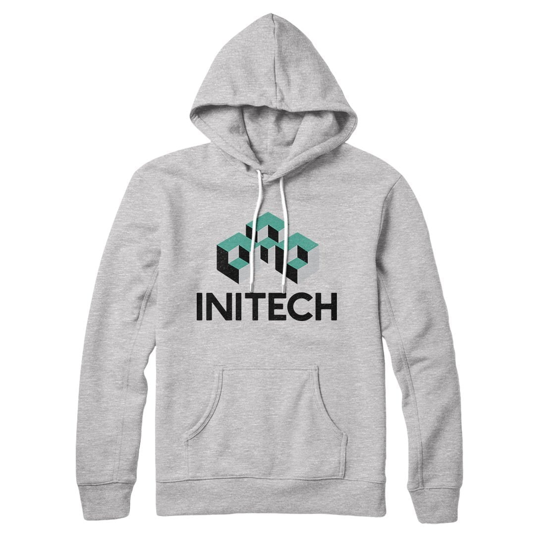 Initech Unisex Pullover Hoodie Cotton Polyester Loose Fit