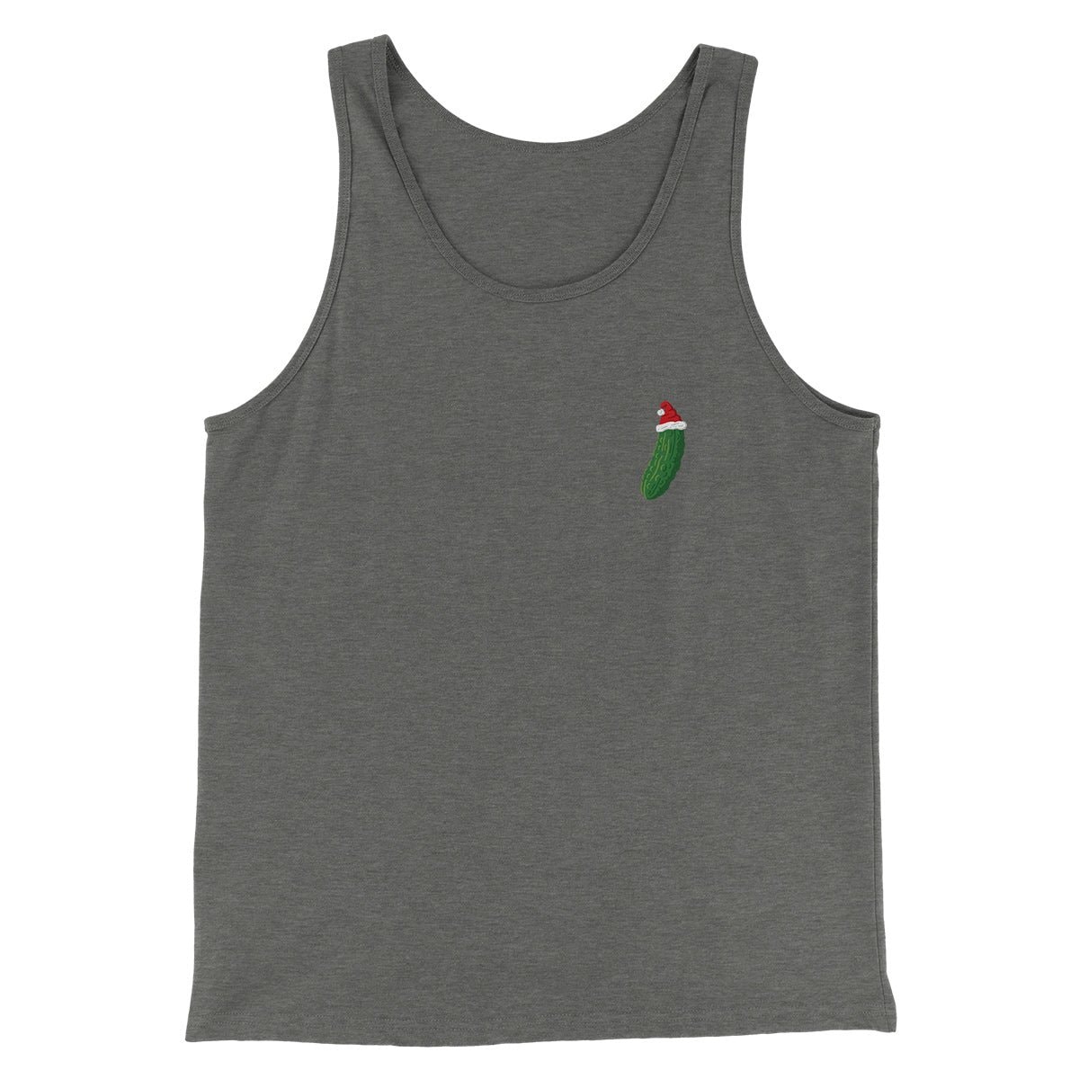 Christmas Pickle Men Unisex Tank Top - Combed Cotton Modern Fit